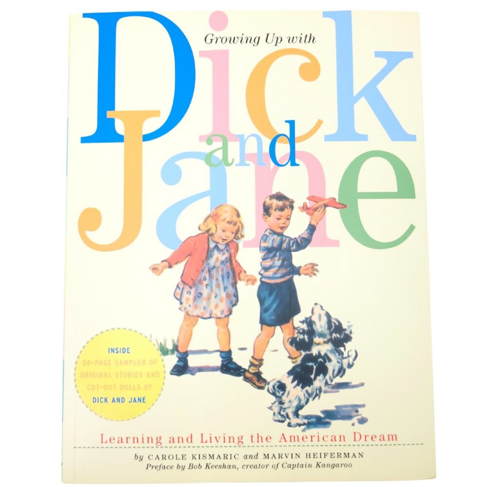 Children's "Growing Up with Dick and Jane" Paper Dolls and Book Set